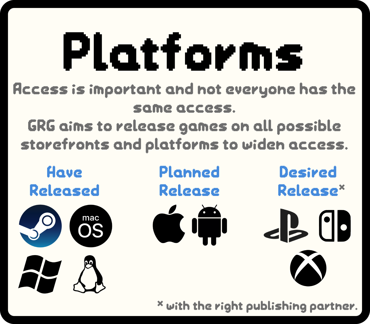 Platforms